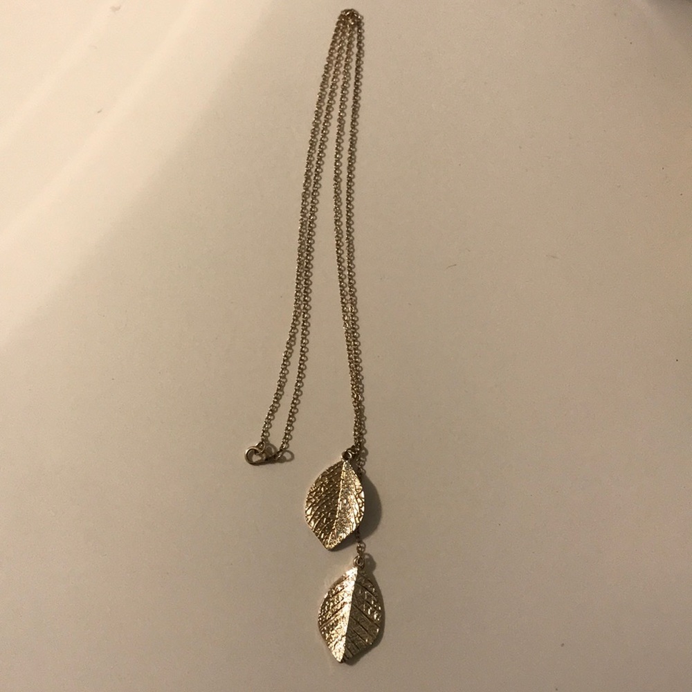 Altar’d state long leaf necklace
